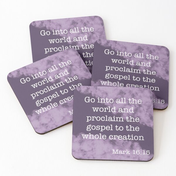 Item preview, Mark 16:15 Bible Verse designed and sold by Kaitlyn Keith.