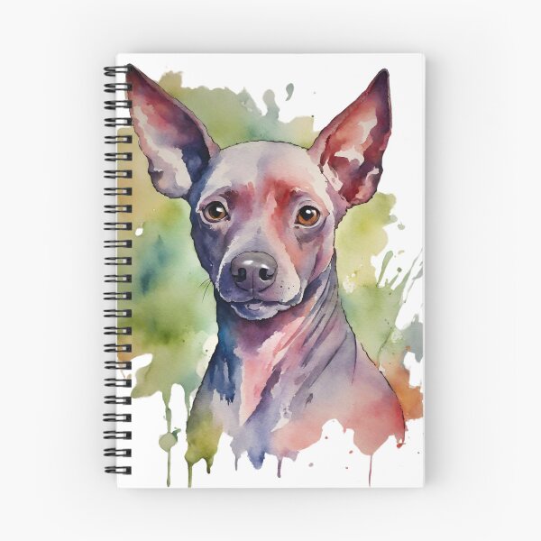 Item preview, Colorful Xoloitzcuintle designed and sold by VanyAshop.