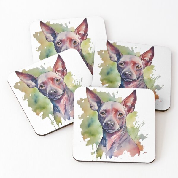 Item preview, Colorful Xoloitzcuintle designed and sold by VanyAshop.