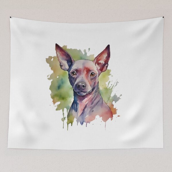 Item preview, Colorful Xoloitzcuintle designed and sold by VanyAshop.