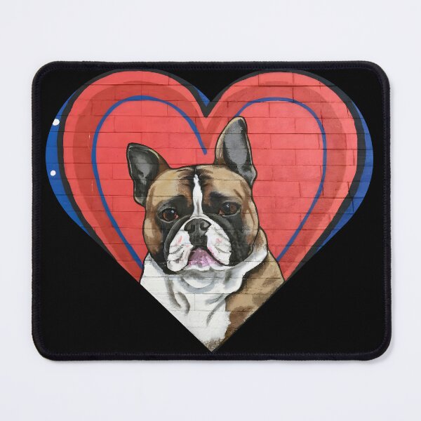 Item preview, Bulldog Heart Graffiti designed and sold by Quirky Shirts.