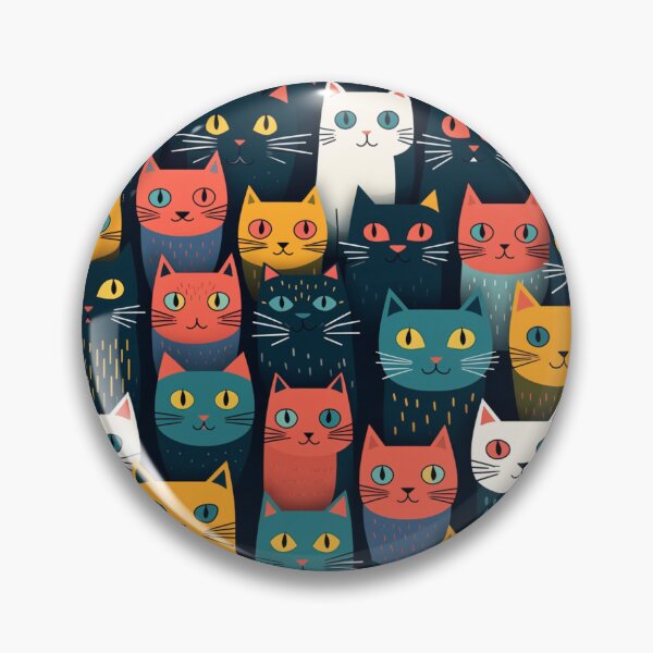 Item preview, Beauty meowy cats cute pattern designed and sold by SmileshareShop.