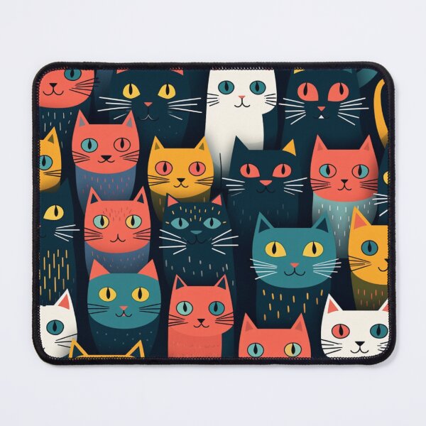Item preview, Beauty meowy cats cute pattern designed and sold by SmileshareShop.