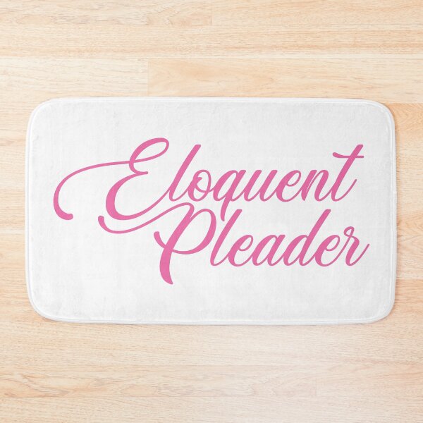 Item preview, Objection Sustained! This Pun is Eloquent: Eloquent Pleader T-Shirt -  HOT PINK TEXT designed and sold by SorryFrog.