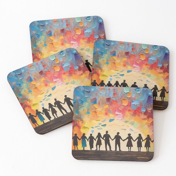 Item preview, Together As One - Colorful Unity Art designed and sold by mentokc.