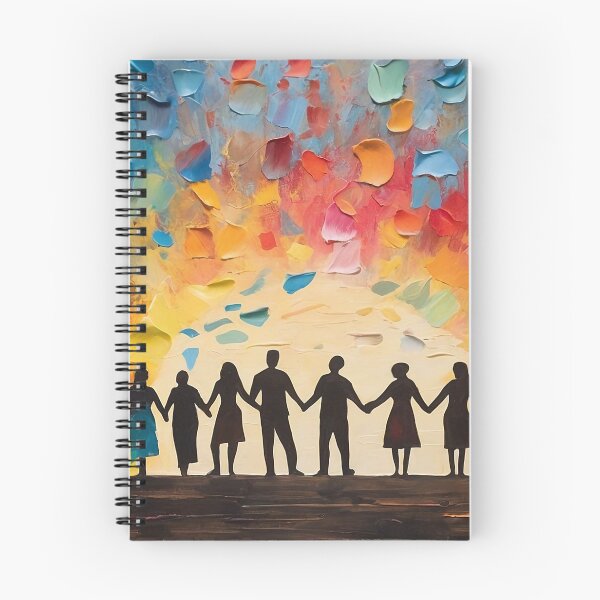 Item preview, Juntos como uno: arte colorido de la unidad designed and sold by mentokc.