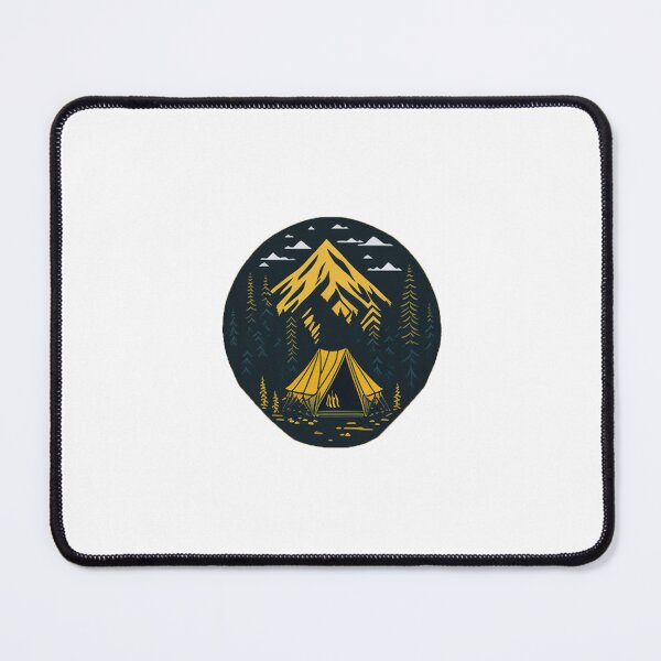 Item preview, Summit Sentinel: Alpine Camping Emblem designed and sold by Daniel Haddad.