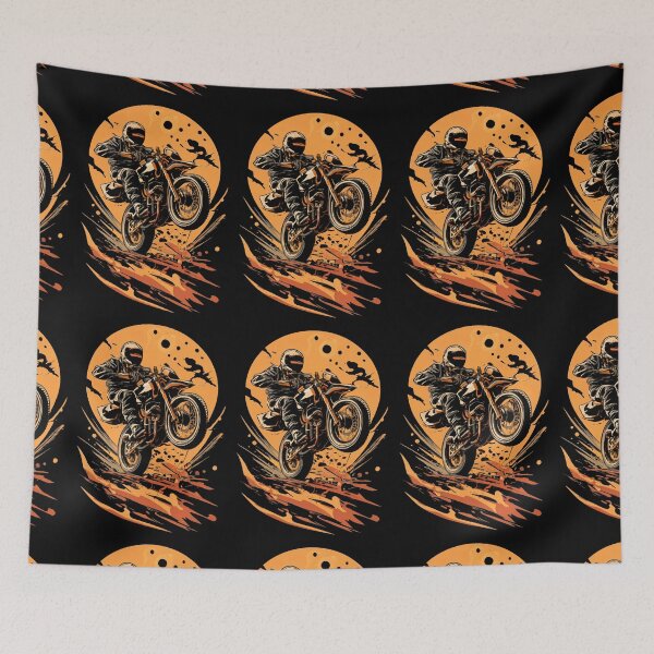 Item preview, Vintage style, man on a retro motorcycle. designed and sold by duneArt.
