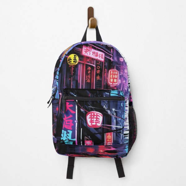 Item preview, Neon Nightscape Cyber Alley Tee designed and sold by TomorrowsRegret.