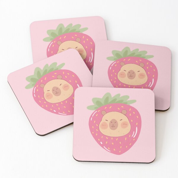 Item preview, Capybara strawberry  designed and sold by Yaragold.