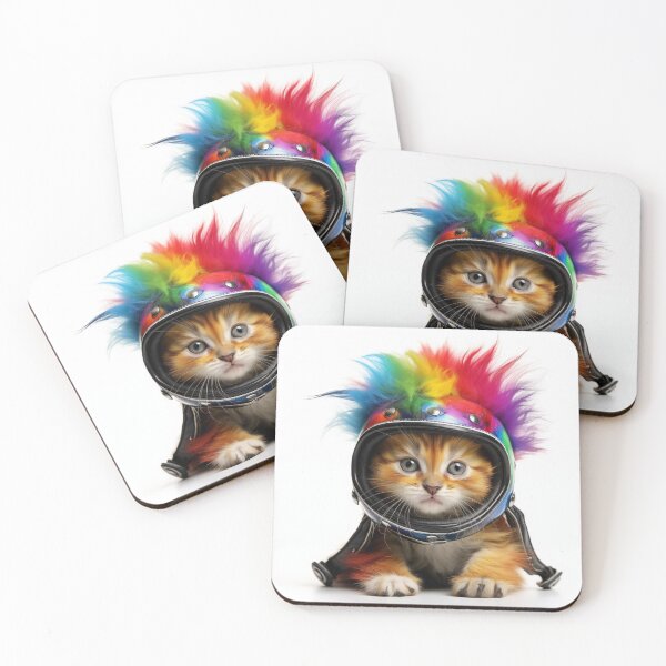 Item preview, Rainbow Kitten designed and sold by TheGlassPortal.