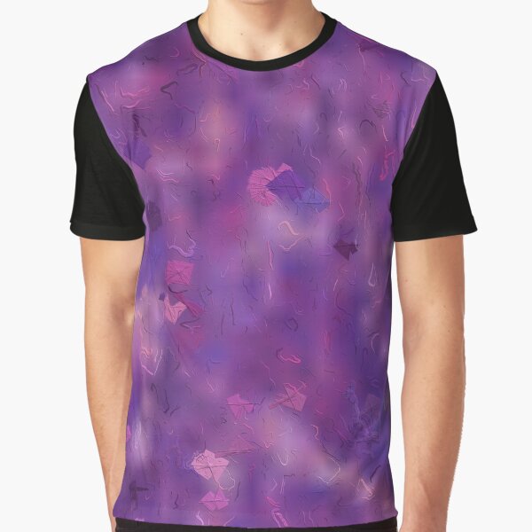 Faded Purple Graphic T-Shirt