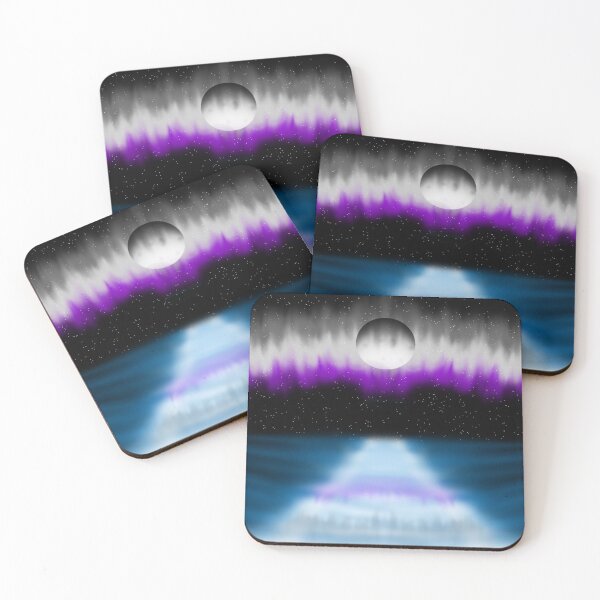 Item preview, Nighttime Ocean Scene Asexual designed and sold by LossCreator.