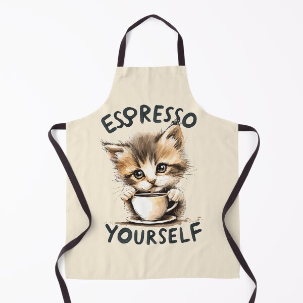 Item preview, Espresso Yourself Cute Kitten designed and sold by sheprint.