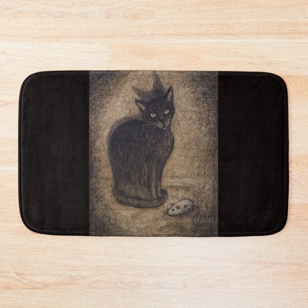 Item preview, Black cat and a wind up mouse designed and sold by alczar.