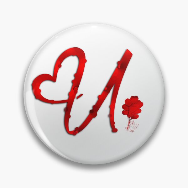 Item preview, Special For Valentine's Day - First Letter of Your Lover Name "U" designed and sold by KAEbrand.