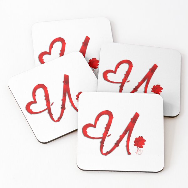 Item preview, Special For Valentine's Day - First Letter of Your Lover Name "U" designed and sold by KAEbrand.