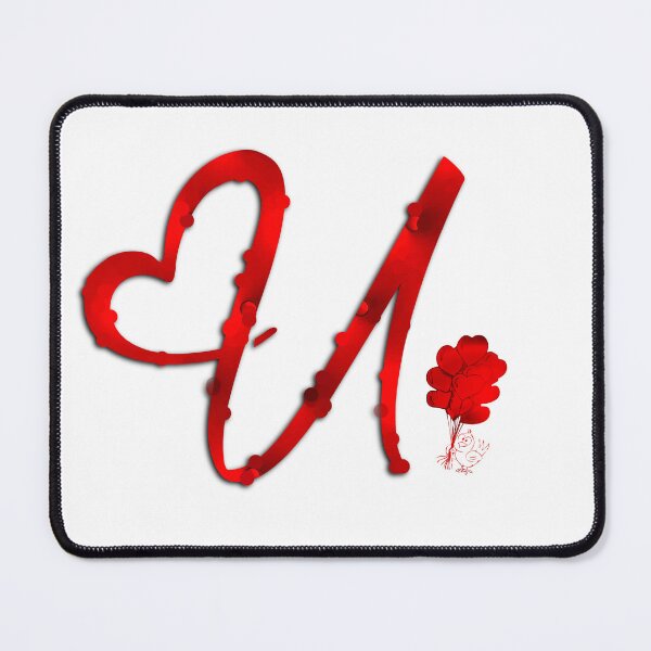 Item preview, Special For Valentine's Day - First Letter of Your Lover Name "U" designed and sold by KAEbrand.