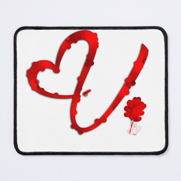 Item preview, Special For Valentine's Day - First Letter of Your Lover Name "V" designed and sold by KAEbrand.