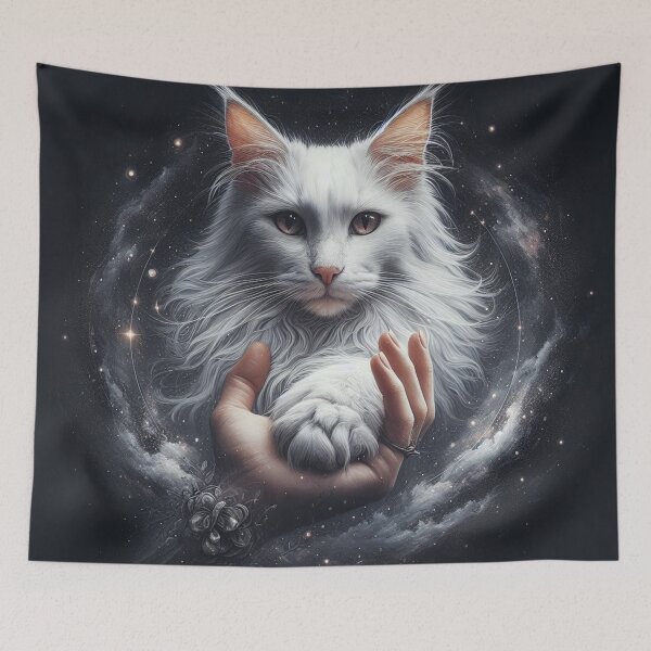 Item preview, Main Coon White designed and sold by calidouxandco.