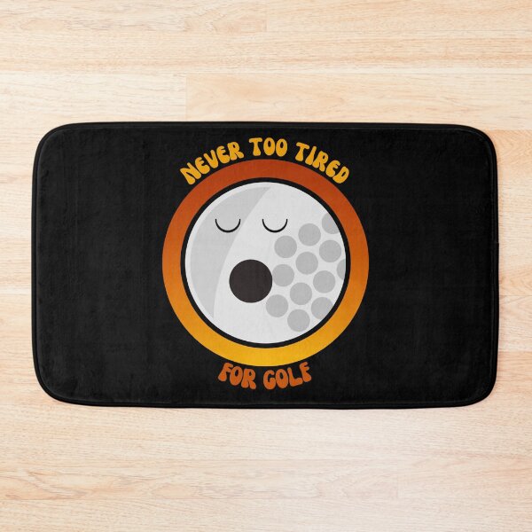 Item preview, Never too tired for golf - Black Background Design designed and sold by TGAL2.