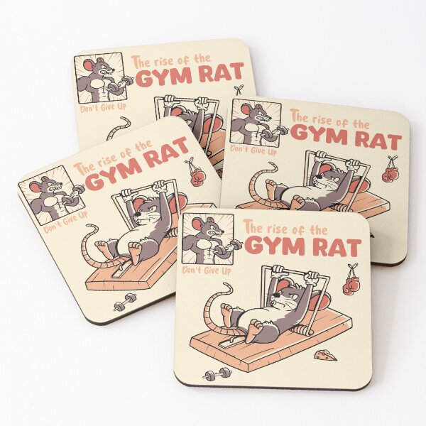 Item preview, The Rise Of The Gym Rat designed and sold by nathanriccelle.