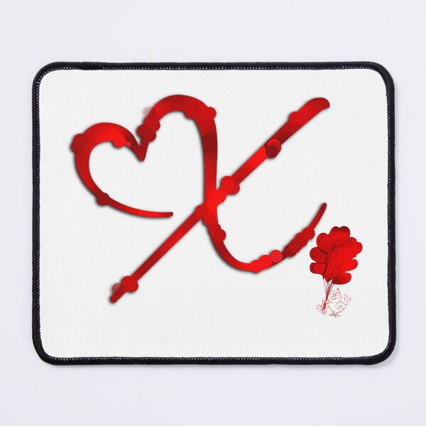 Item preview, Special For Valentine's Day - First Letter of Your Lover Name "X" designed and sold by KAEbrand.