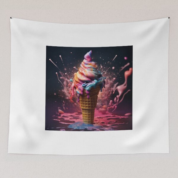 Item preview, ice cream art designed and sold by nomiraclehere.