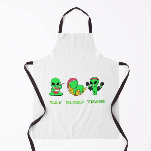 Item preview, EAT SLEEP TRAIN - Gym Alien designed and sold by MrLAS.