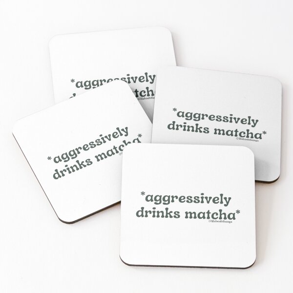 Item preview, Aggressively drinks matcha. v7 | by @lilsboobthangs designed and sold by lilsboobthangs.