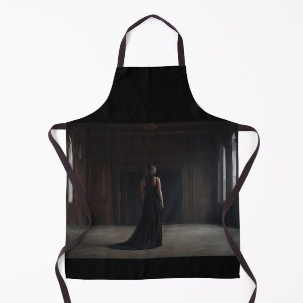 Item preview, Elegant beauty in a black dress in a vintage room designed and sold by Fantasymachine.
