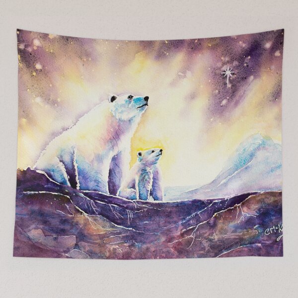 Item preview, POLAR BEARS Wish Upon a Star designed and sold by carriemckenzie.