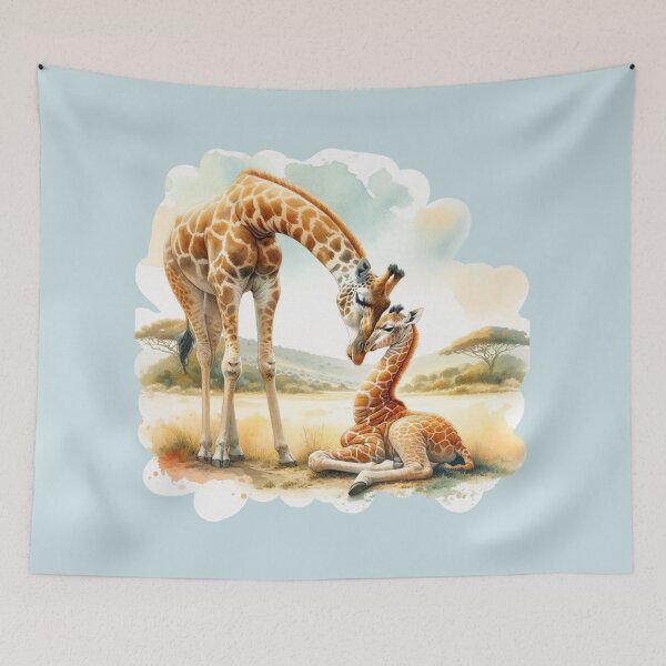 Item preview, Mother Giraffe and Baby designed and sold by critterpatchusa.
