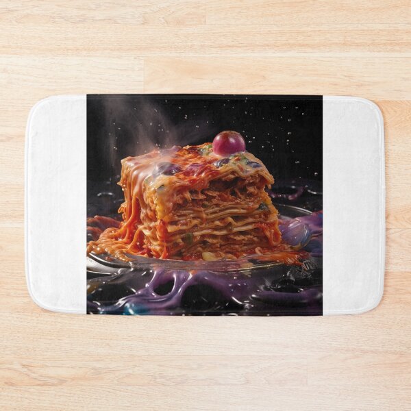 Item preview, lasagna art designed and sold by nomiraclehere.