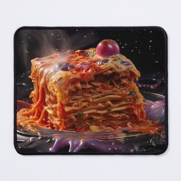 Item preview, lasagna art designed and sold by nomiraclehere.