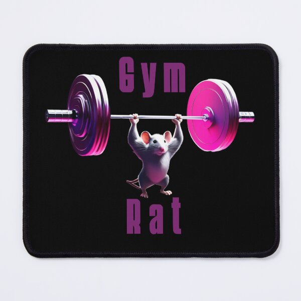 Item preview, Muscle Mice with barbell designed and sold by IronCoreGear.