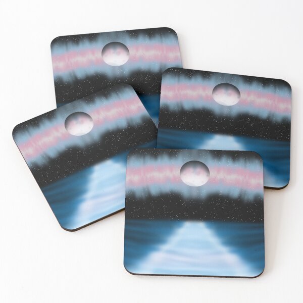 Item preview, Nighttime Ocean Scene Trangender designed and sold by LossCreator.