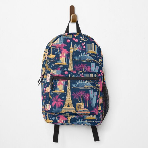 Item preview, Las Vegas Extravaganza - Iconic Strip Landmarks and Casino Fun Pattern designed and sold by David Balzen.