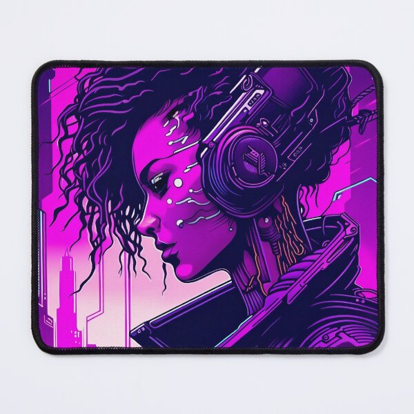Item preview, Cybernetic Rhythm - Neon City Line Art designed and sold by mentokc.