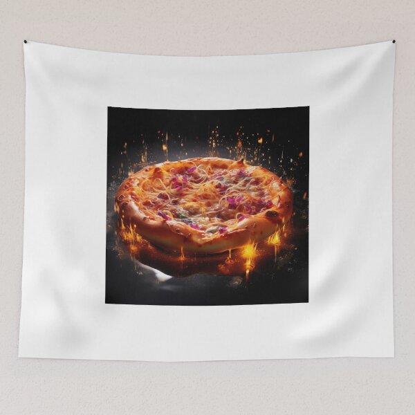 Item preview, pizza art designed and sold by nomiraclehere.