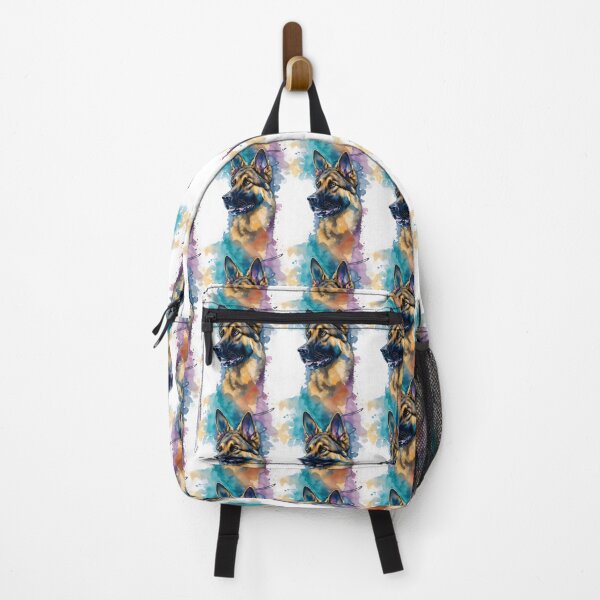 Item preview, Dynamic Guardian: Abstract Watercolor German Shepherd designed and sold by MillennialVibe.