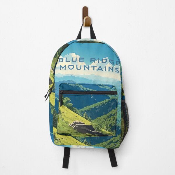 Item preview, Blue Ridge Mountains, Vintage Style Travel Poster designed and sold by MaryFiore.