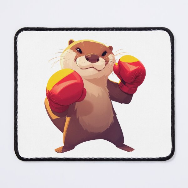 Item preview, Cute Otter Boxing designed and sold by One Winged Otaku.