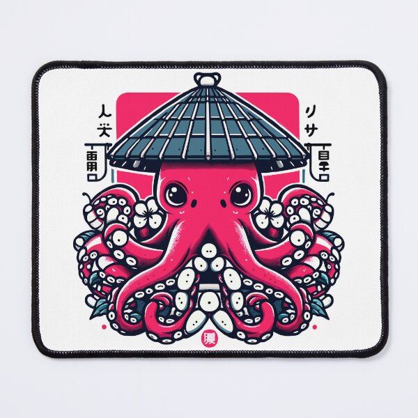 Item preview, OctoZen: A Harmonious Blend of Octopus and Japanese Pagoda Art designed and sold by Designowner.