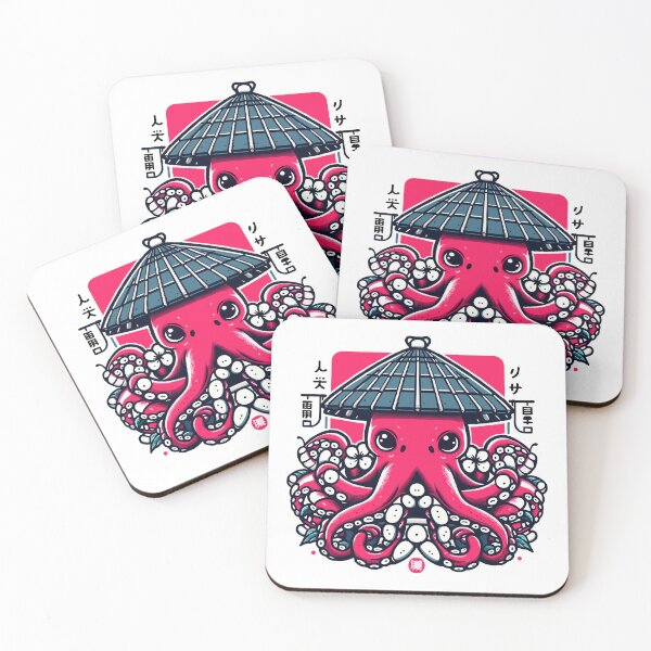 Item preview, OctoZen: A Harmonious Blend of Octopus and Japanese Pagoda Art designed and sold by Designowner.