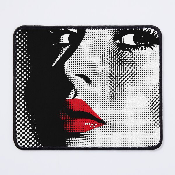 Item preview, "Pop Art Style: Portrait of a Woman in Half-tone" designed and sold by Art-Vortex-fr.