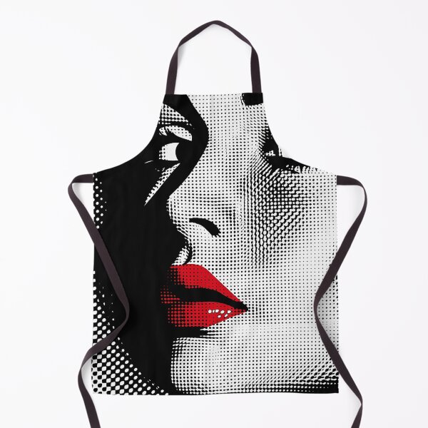 Item preview, "Pop Art Style: Portrait of a Woman in Half-tone" designed and sold by Art-Vortex-fr.