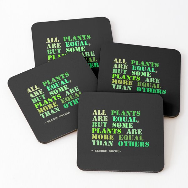 Item preview, Plant sayings fake george orwell quote designed and sold by meldra.