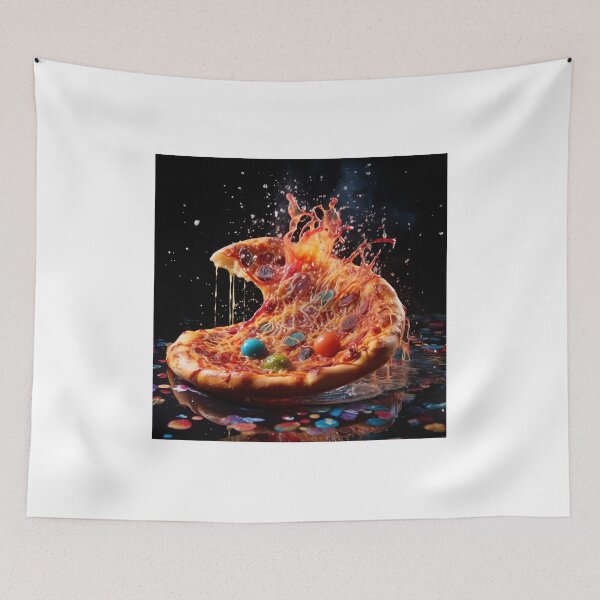 Item preview, pizza art designed and sold by nomiraclehere.