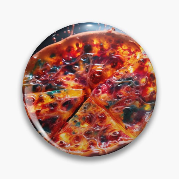 Item preview, pizza art designed and sold by nomiraclehere.